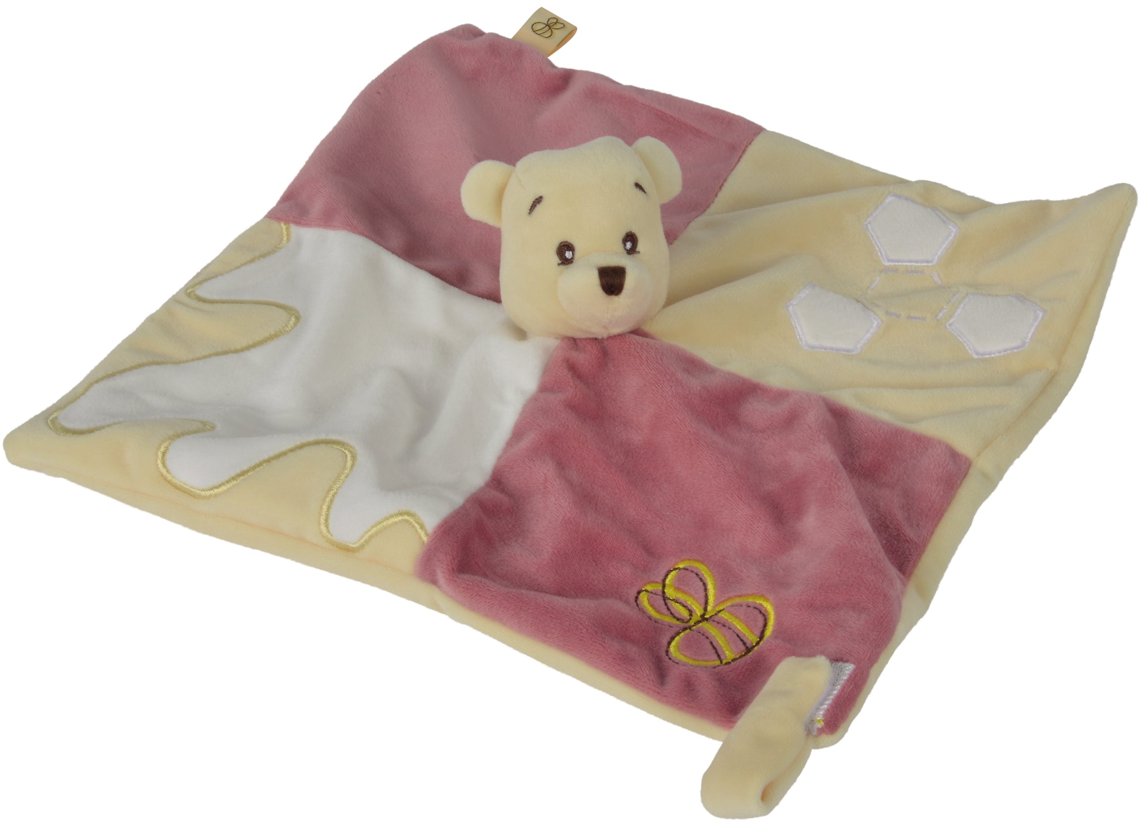 Doudou Winnie l'ourson plat jaune rouge - Disney