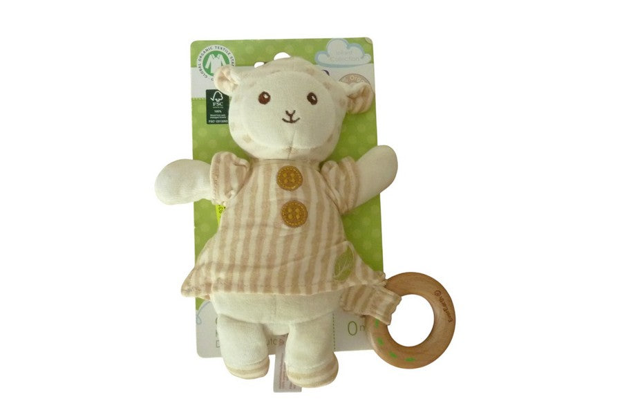 Peluche mouton coton bio - Everearth Global - 20 cm
