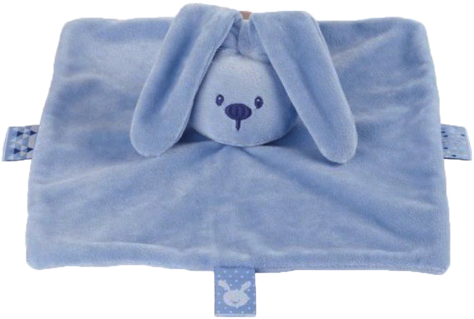 Doudou lapin plat bleu - Lapidou - Nattou