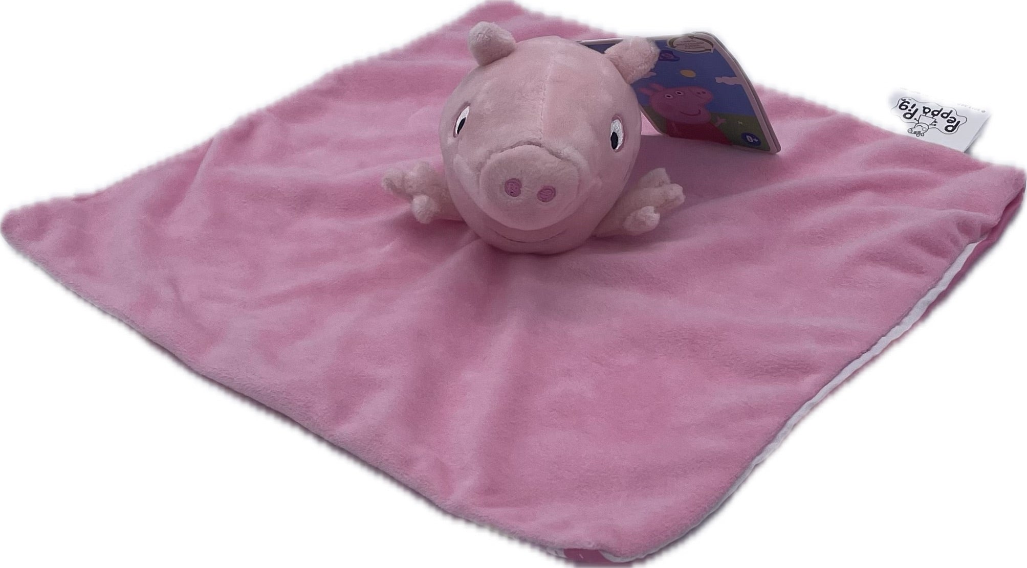 Doudou Peppa Pig plat rose - Sambro