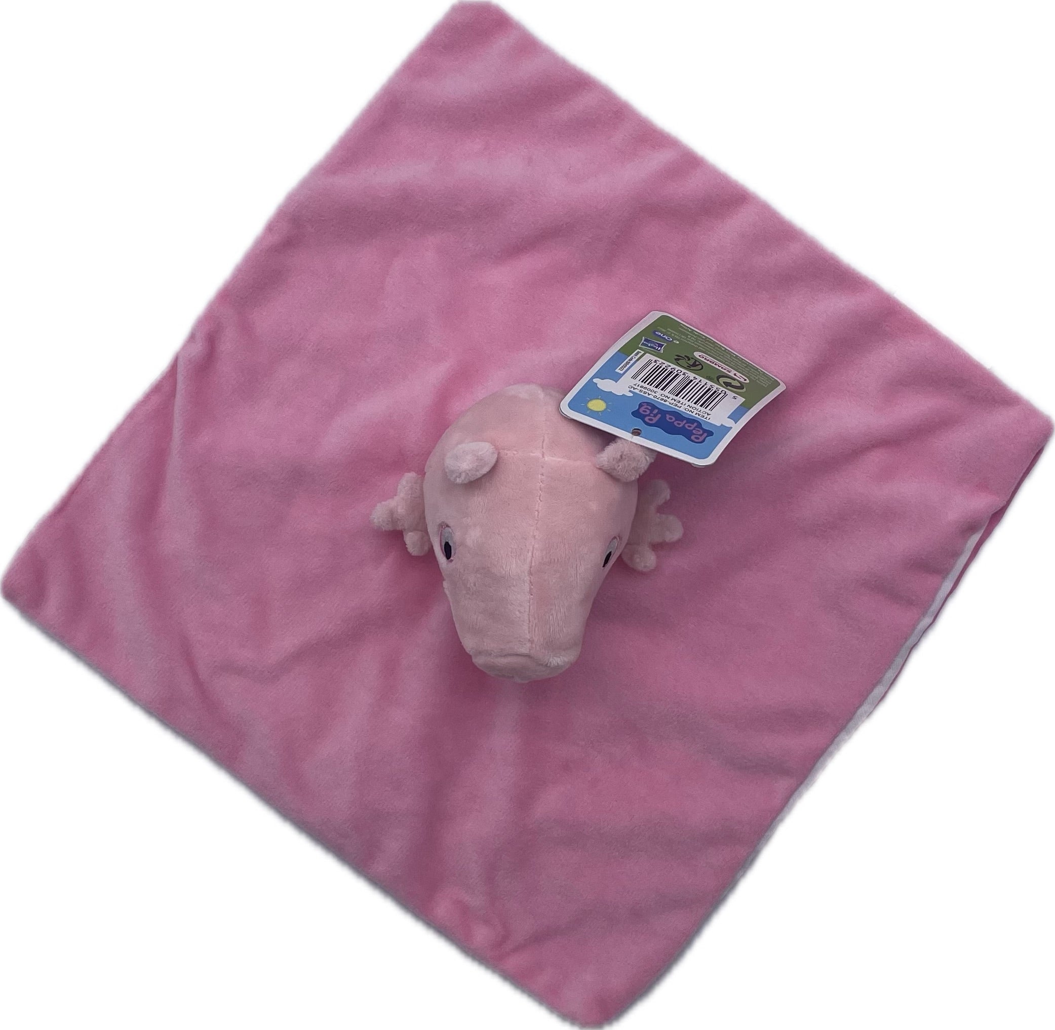 Doudou Peppa Pig plat rose - Sambro
