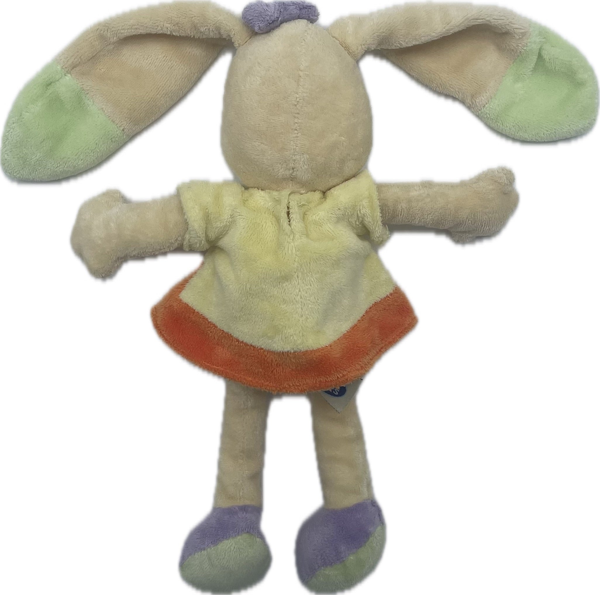 Peluche lapin - Mots d'enfants - 27 cm
