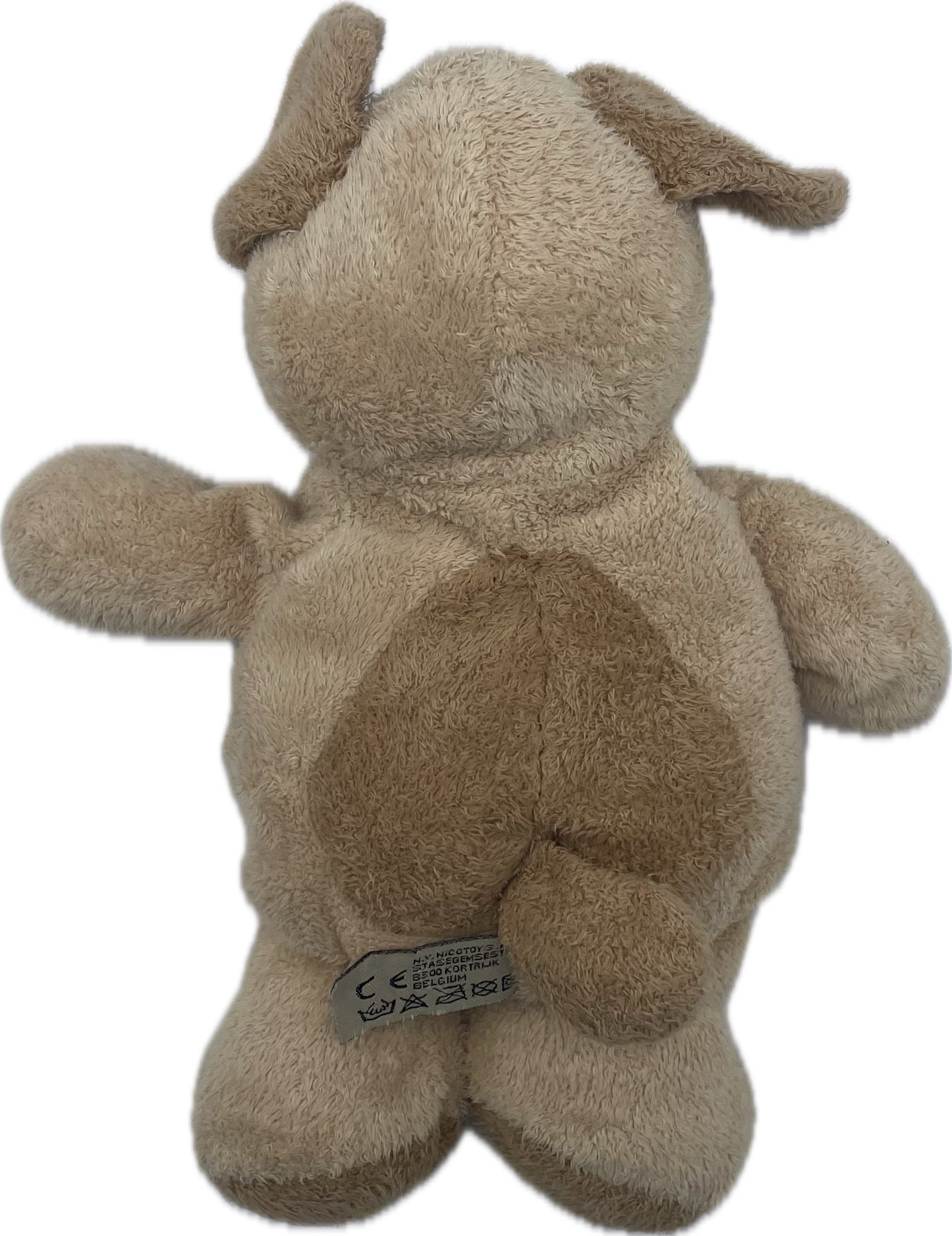 Peluche chien marron - Nicotoy - 26 cm