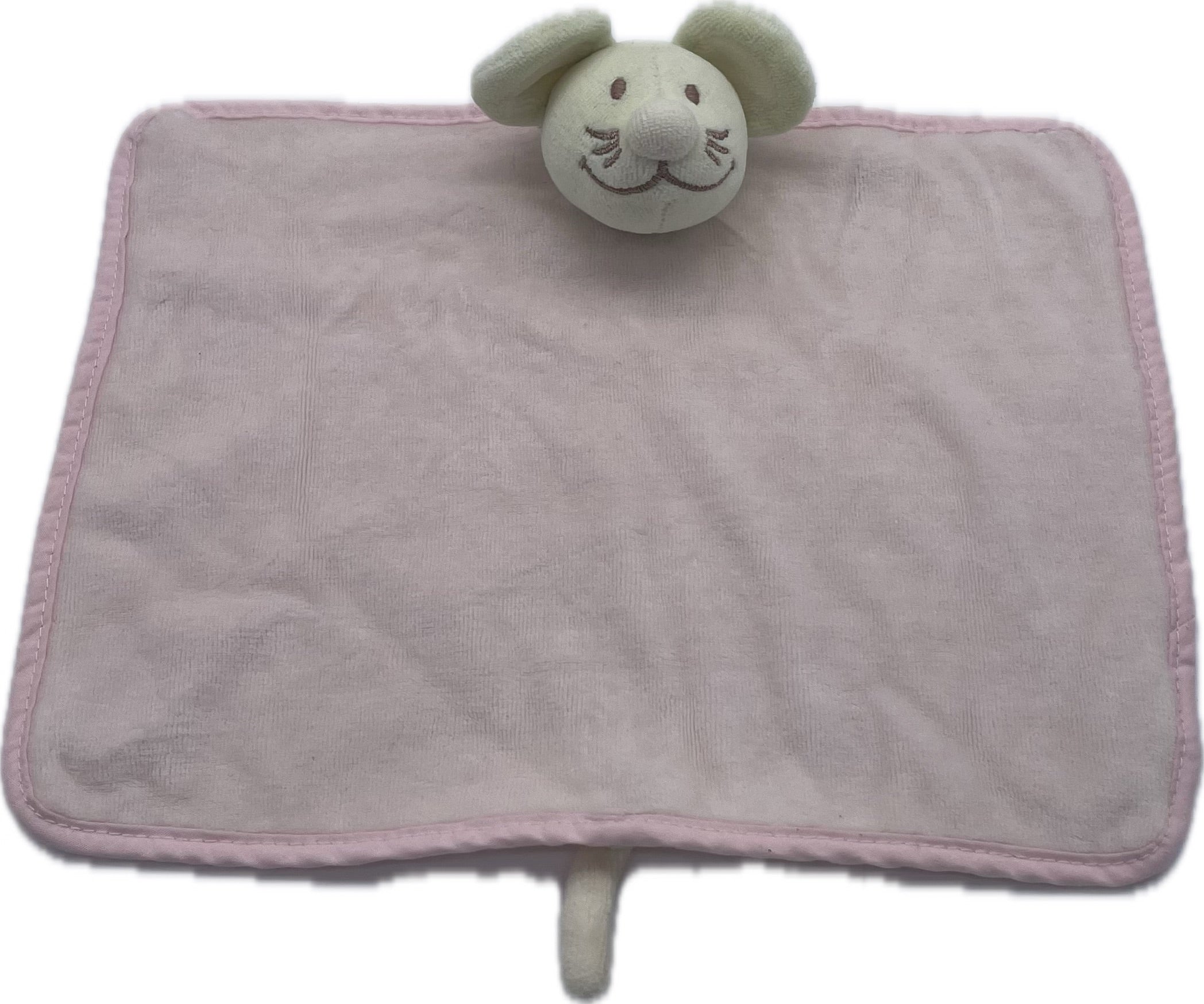 Doudou souris plat rose - Tex Baby