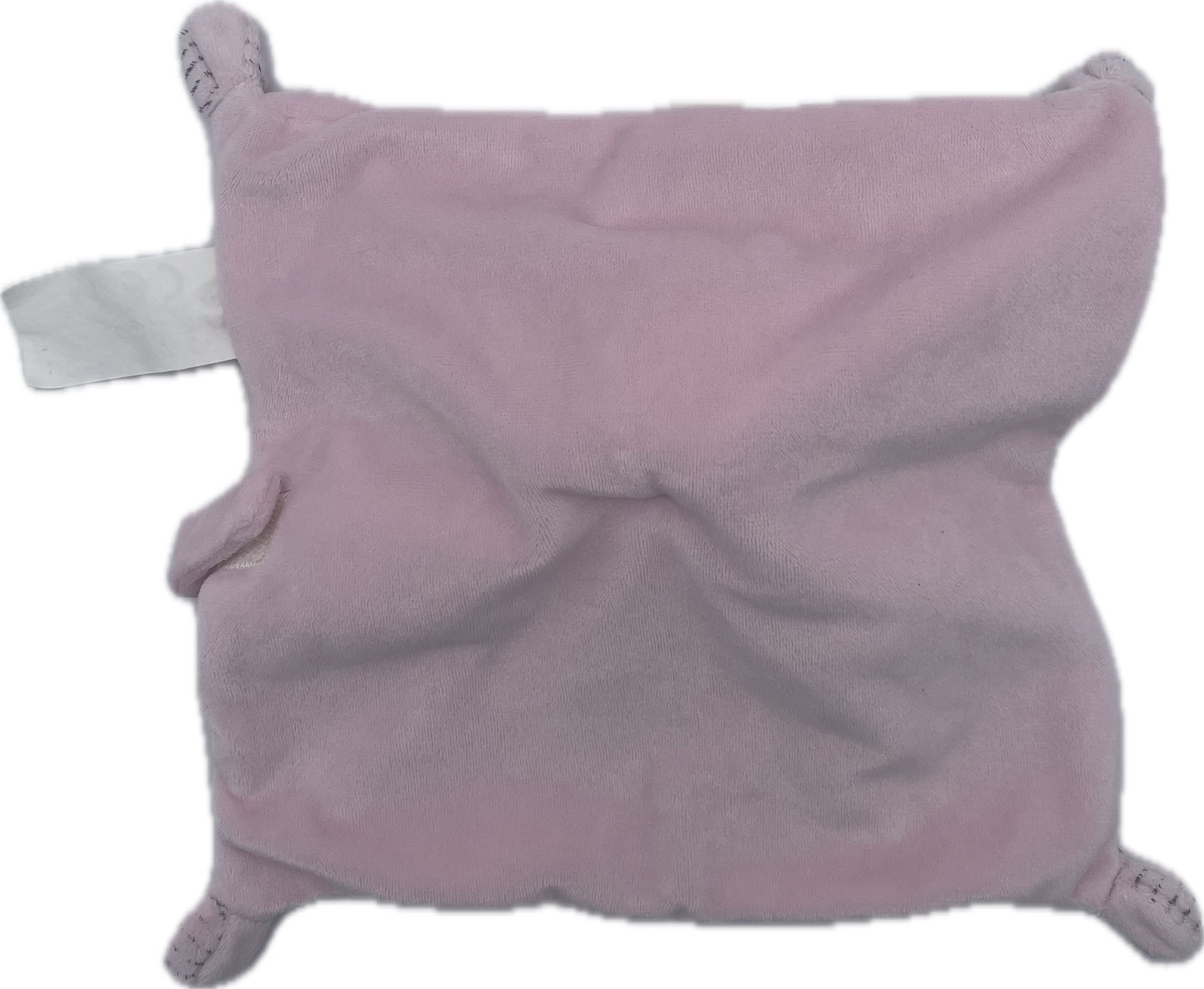 Doudou lapin plat rose - Nicotoy
