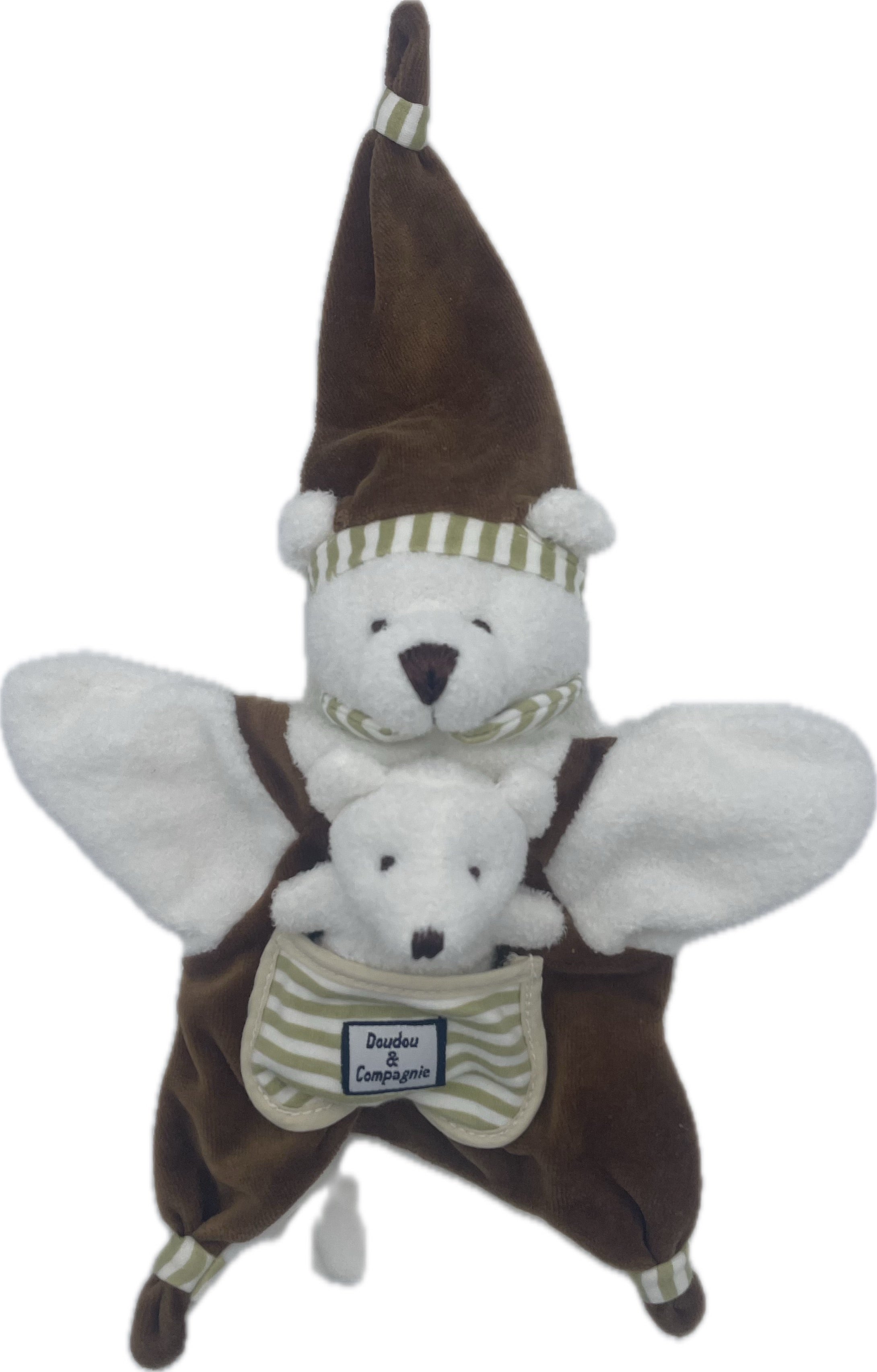 Doudou ours marionnette et son petit ours - Doudou et Compagnie