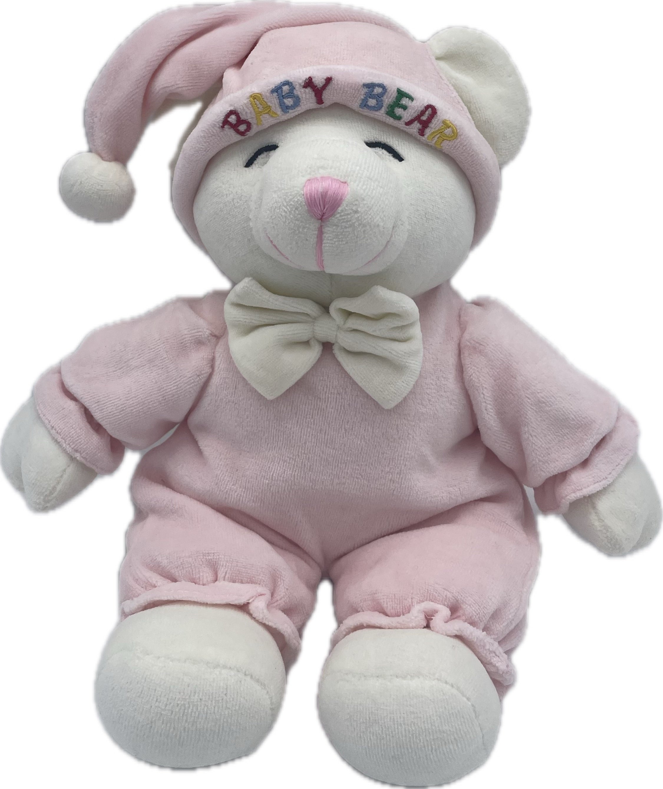 Peluche ours dormeur rose - Baby Bear - Gipsy - 34 cm