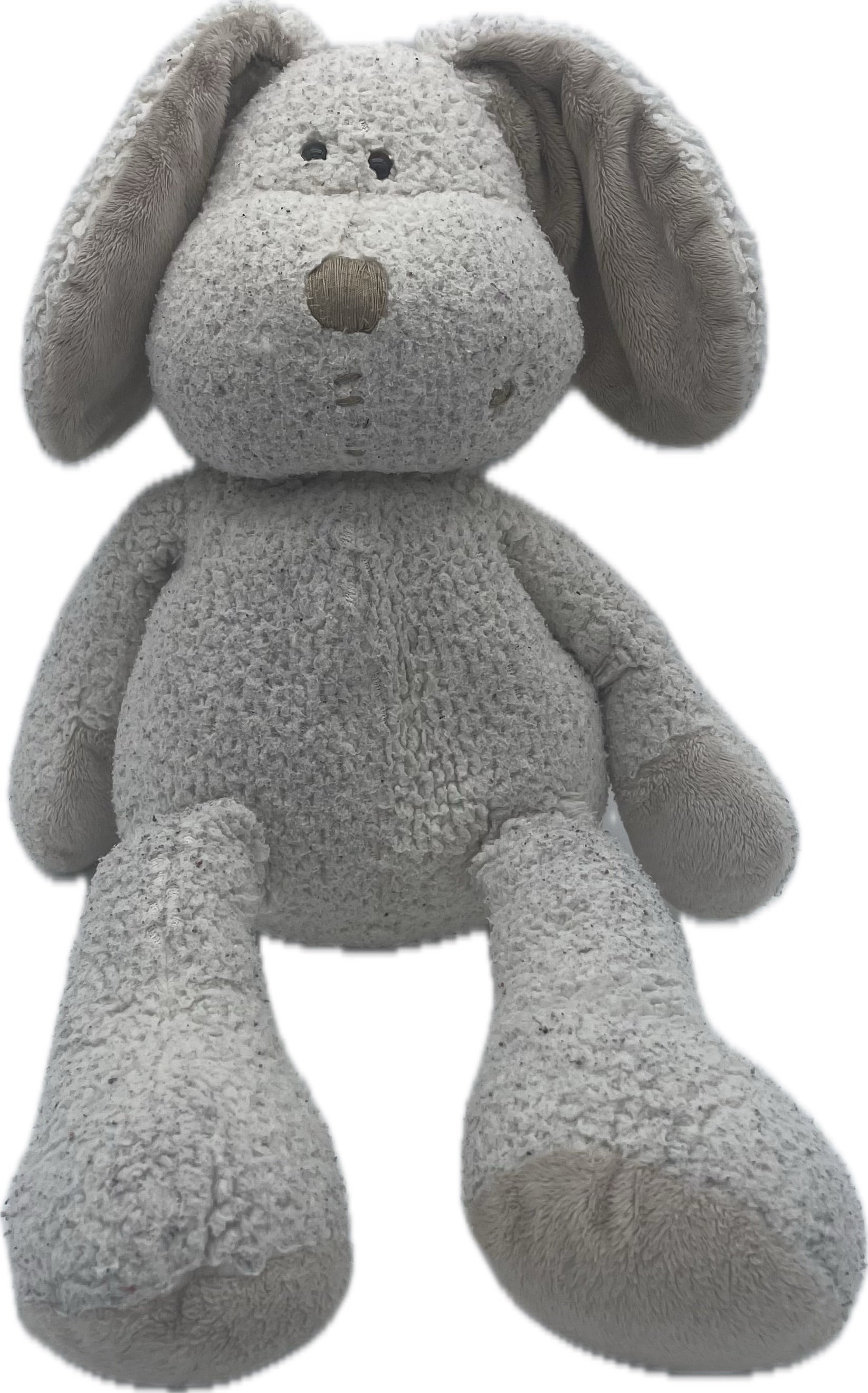 Peluche lapin gris - 42 cm