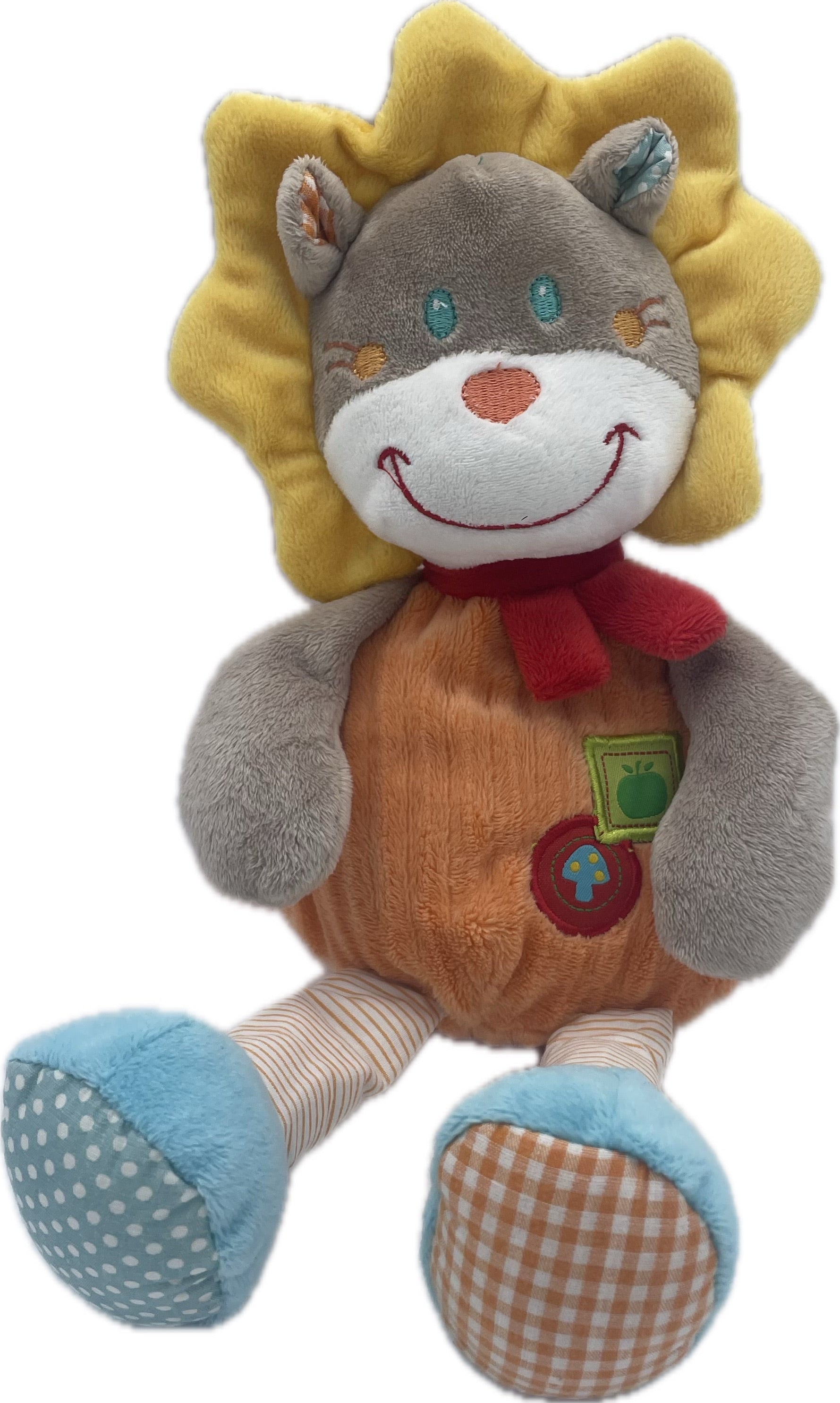 Peluche lion - Mots d'Enfants - 34 cm