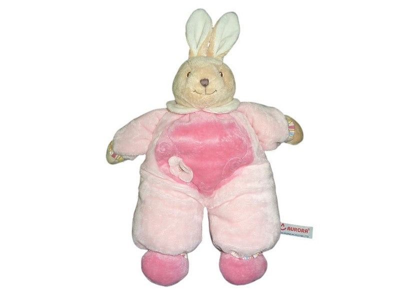 Peluche lapin rose - Aurora - 40 cm