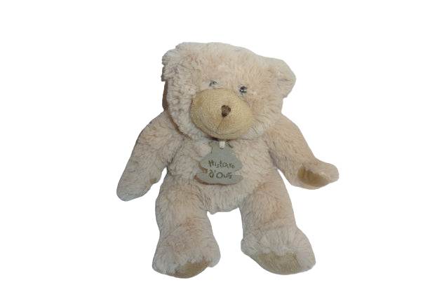 Peluche ours marron clair - Histoire d'Ours - 21 cm