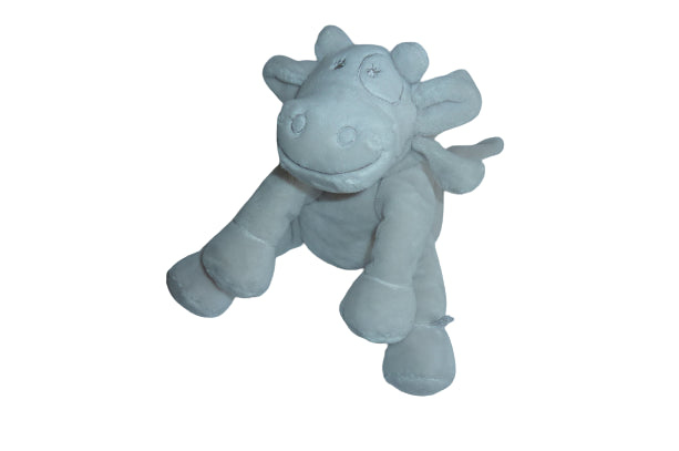 Peluche vache blanc écru - Noukie's - 25 cm