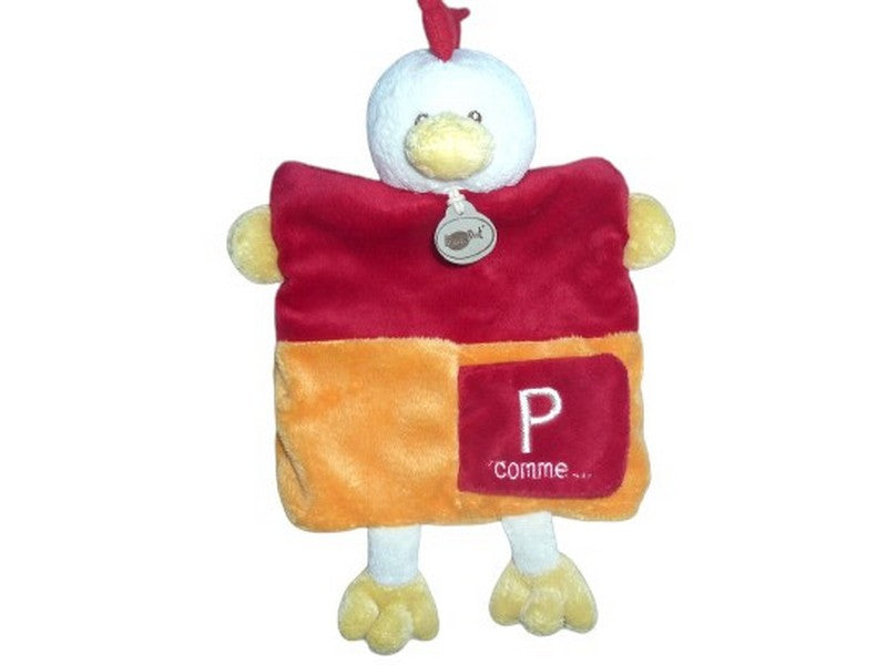 Doudou poule marionnette - Alphabet - BN669 Baby'Nat