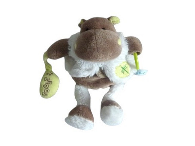 Peluche hippopotame Bazile éveil - BN723 Baby'nat - 24 cm