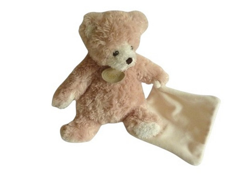 Peluche ours avec mouchoir - Baby'Nat
