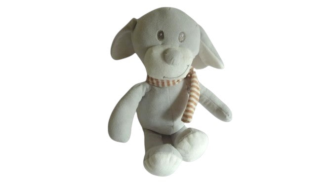 Peluche chien gris - Pommette - 38 cm