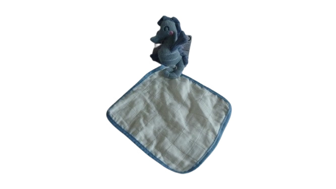 Peluche hippocampe - mouchoir - Bébé Douceur