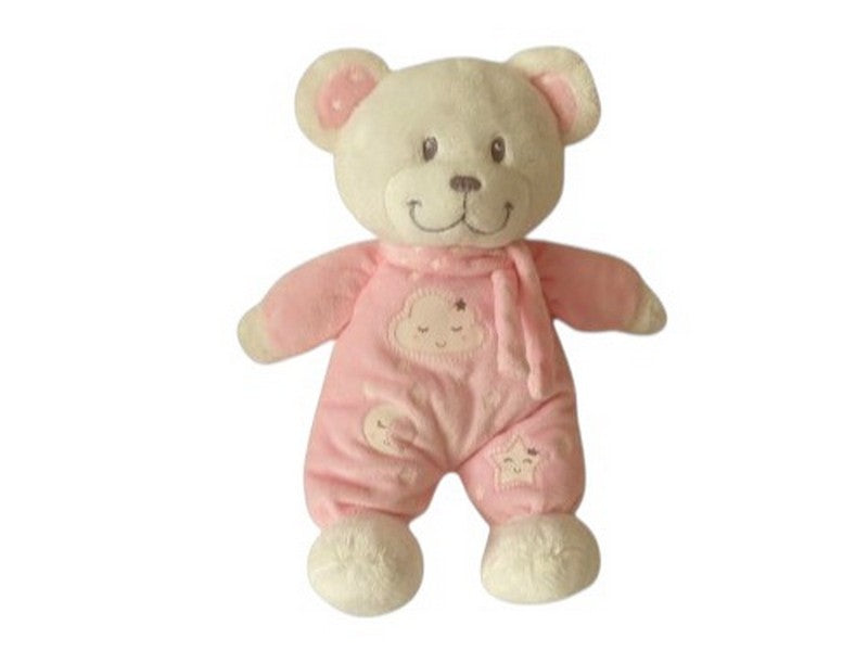 Peluche ours rose - Nicotoy Simba Toys - 29 cm