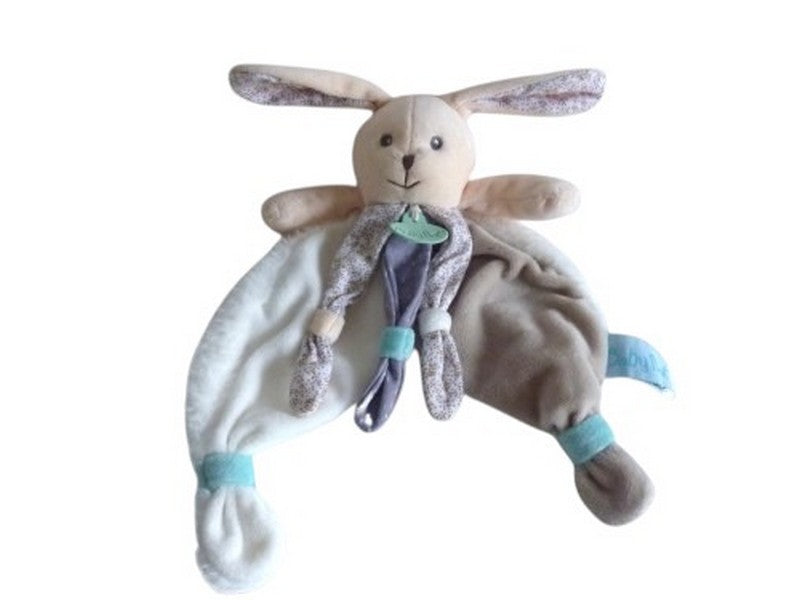 Doudou lapin plat Poupi - Nature - BN0542 Baby'Nat