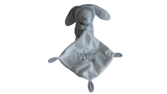 Peluche ours déguisé en lapin - mouchoir - Orchestra