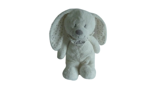 Peluche lapin blanc Pommette
