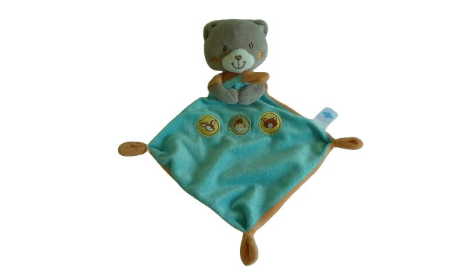 Doudou ours plat Tex Baby
