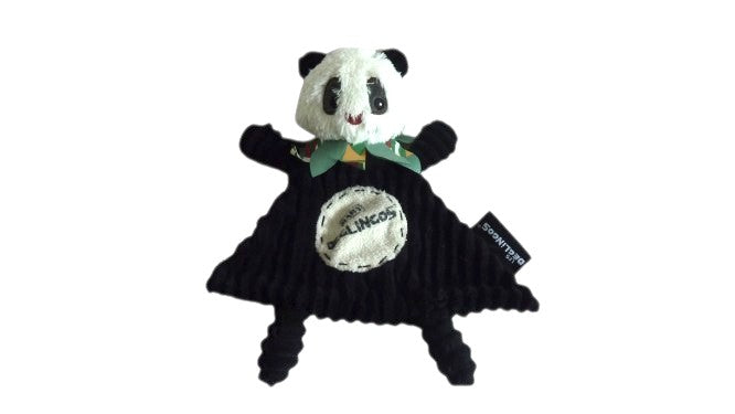 Doudou panda plat Rototos - Les Deglingos