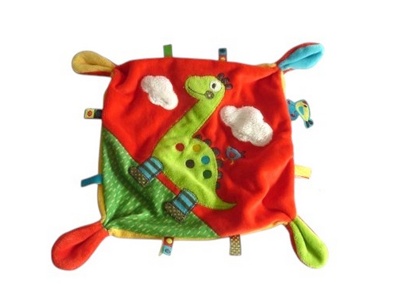 Doudou dinosaure carré plat - Nicotoy Simba Toys