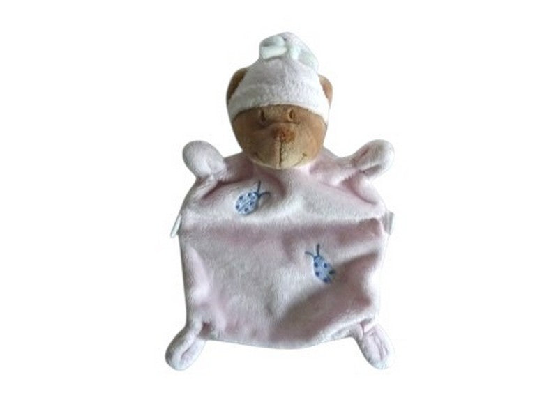 Doudou ours plat rose - Nicotoy Simba Dickie