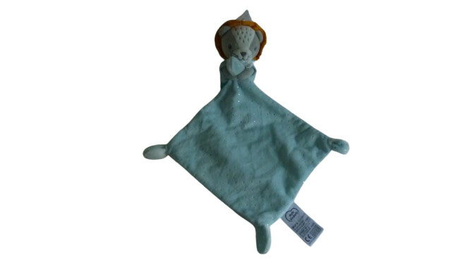 Peluche lion mouchoir Mots d'Enfants