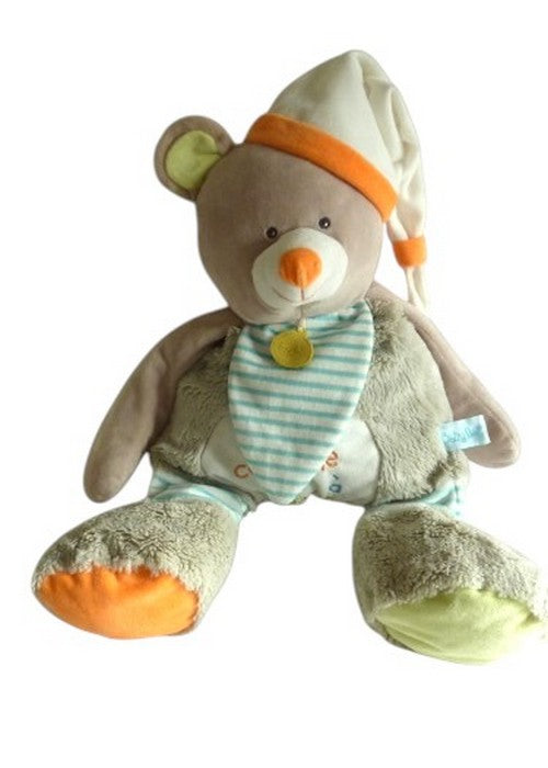 Peluche ours Oscar range pyjama - BN023 Baby'Nat - 54 cm