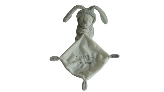 Peluche ours déguisé en lapin - mouchoir - Orchestra