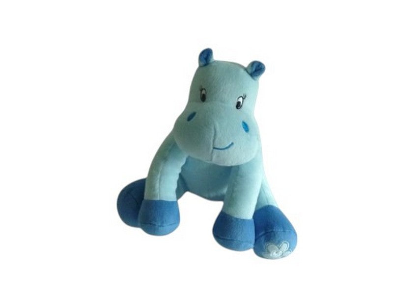 Peluche éveil hippopotame bleu - Arthur et Lola - 24 cm