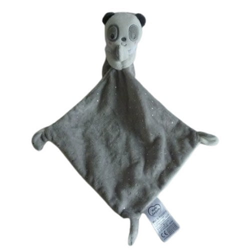 Peluche panda mouchoir Mots d'Enfants