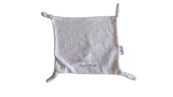 Doudou carré plat Mon doudou tout doux - Pommette