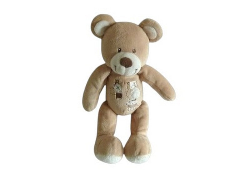 Peluche ours  marron blanc - Nicotoy Simba Dickie - 29 cm
