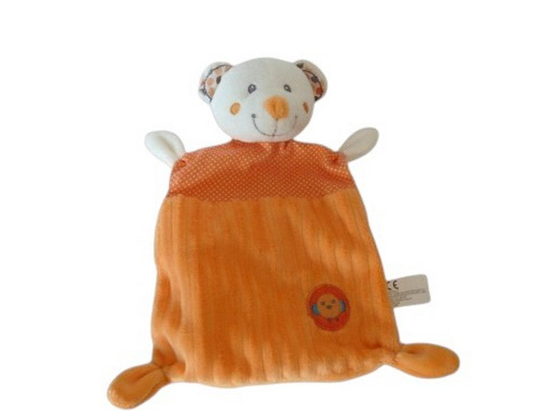 Doudou ours plat orange - Nicotoy Simba Dickie