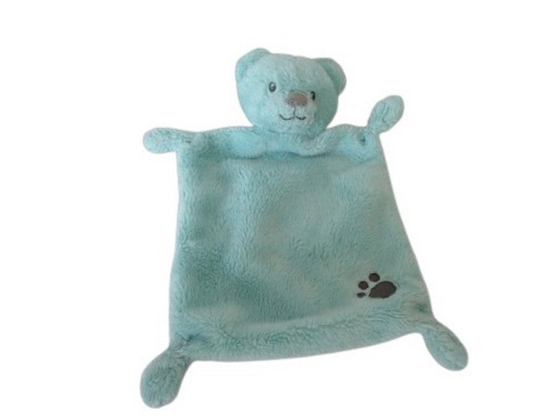 Doudou ours plat turquoise - Nicotoy Simba Toys