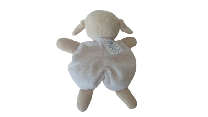 Peluche mouton bavoir à broder DMC