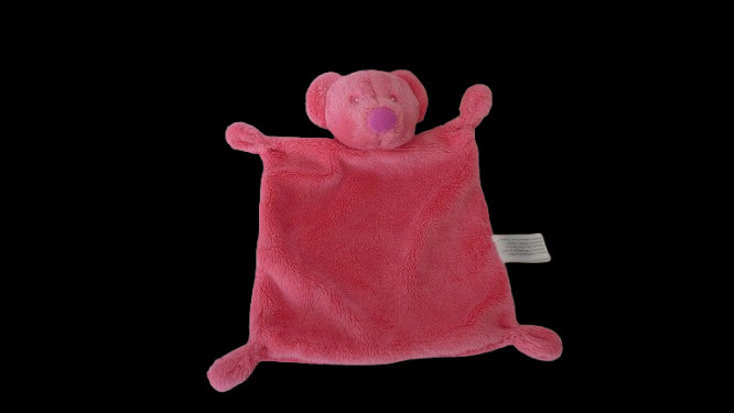 Doudou ours plat rose fuchsia Nicotoy Simba Toys