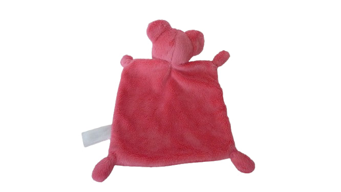 Doudou ours plat rose fuchsia Nicotoy Simba Toys
