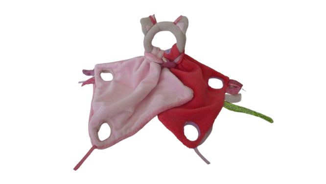 Doudou ours plat Tatoo poignée DC2671 Doudou et Compagnie
