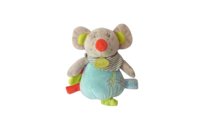 Peluche musicale souris Marceau -BN0268 Baby'Nat - 17 cm
