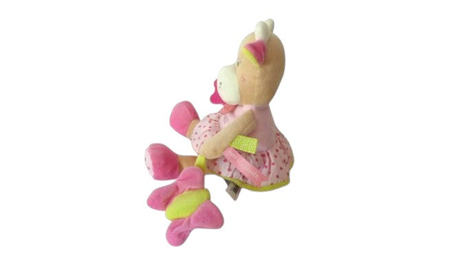 Peluche éveil vache Coquillette - BN0173 Baby'Nat