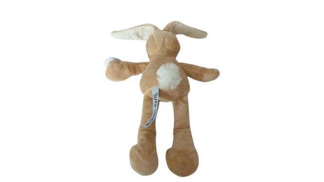 Peluche lapin - blanc marron clair - Bunny Friend - 30 cm
