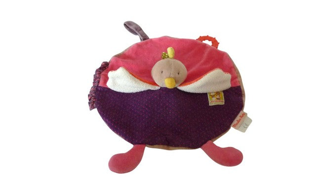 Doudou poule - Les Cousins du Moulin - plat  - Moulin Roty