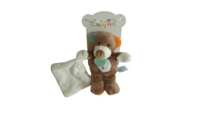 Peluche ours avec mouchoir - BN0154 Baby'Nat