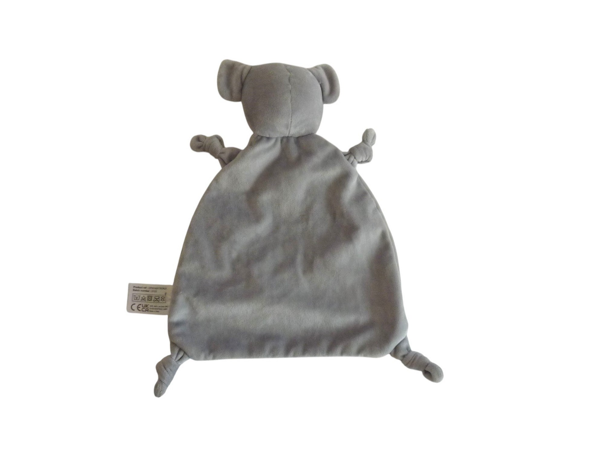 Doudou koala plat gris blanc - DPAM