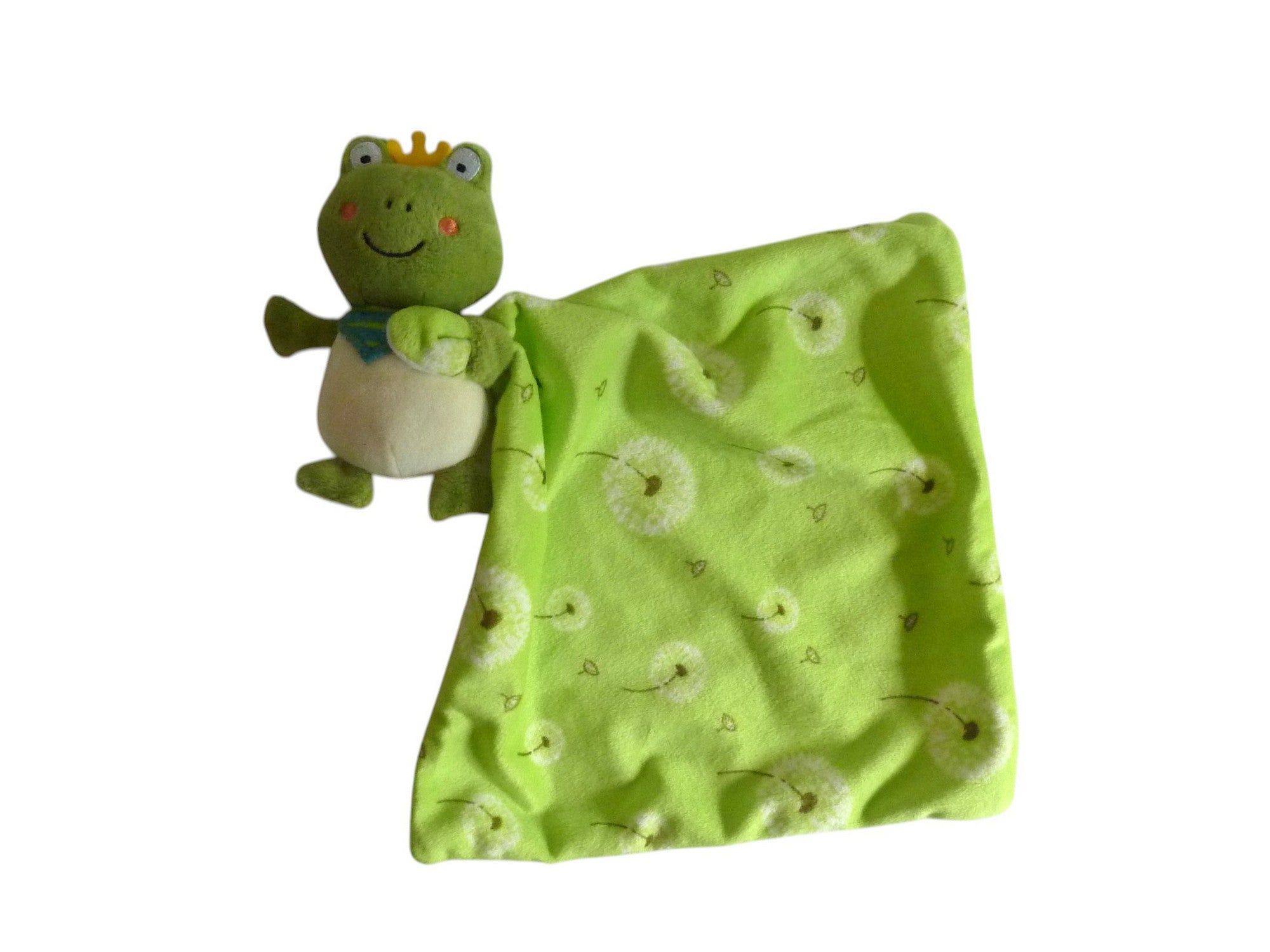 Peluche grenouille avec mouchoir - Shima