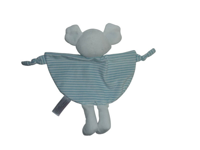 Doudou koala plat blanc bleu - Tomkids